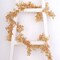 Gold 6 feet Artificial Boxwood Foliage Metallic Leaves GARLAND Party Decorations
